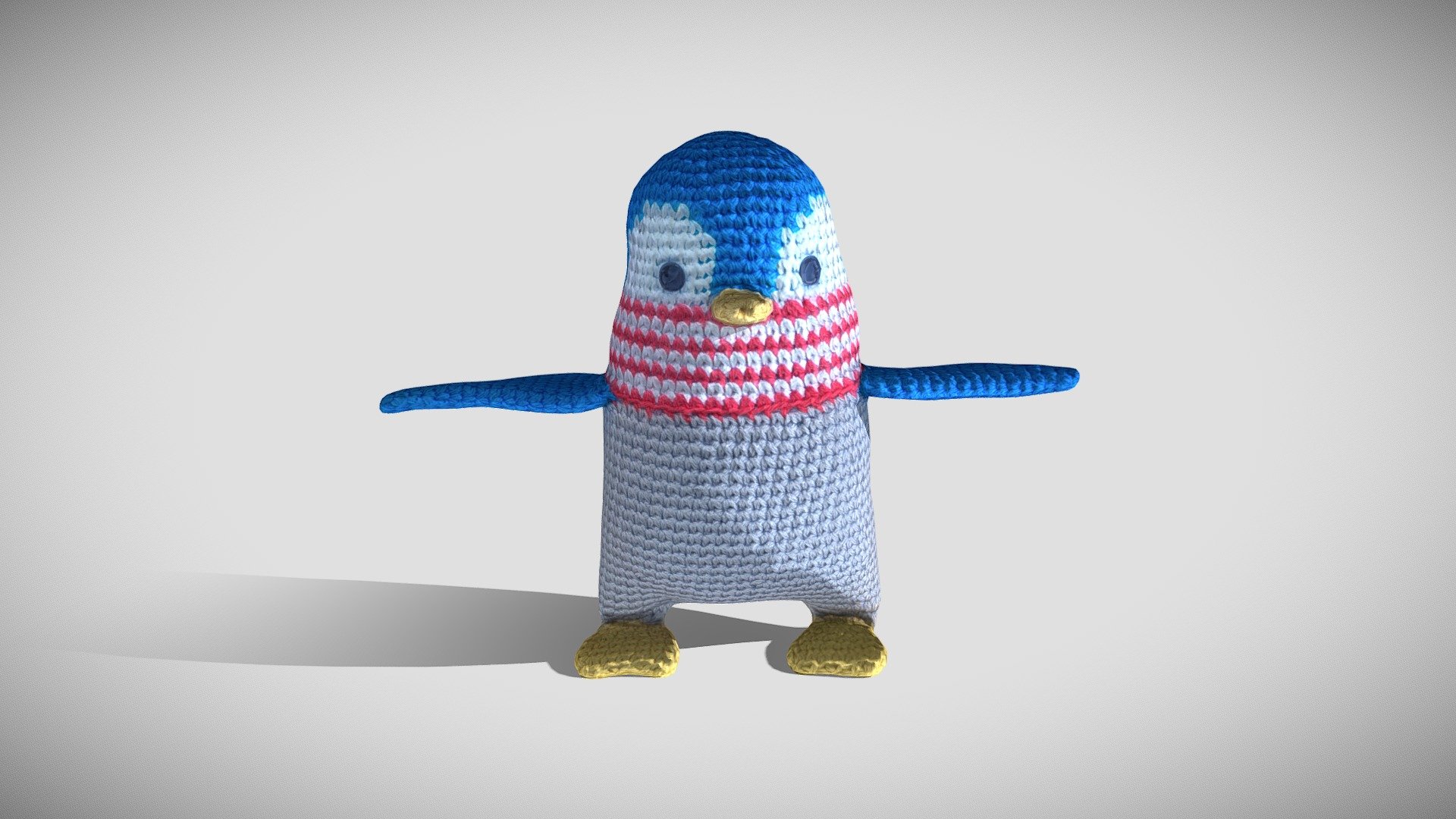 Teddy Penguin — Sketchfab embed 3D viewer