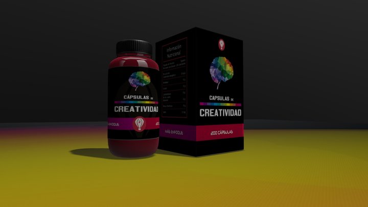 Packaging Label Creativity 3D Model