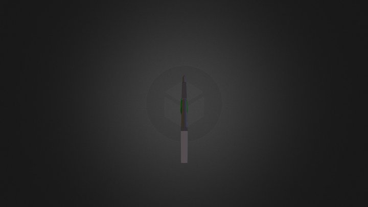 Poison Knife 3D Model