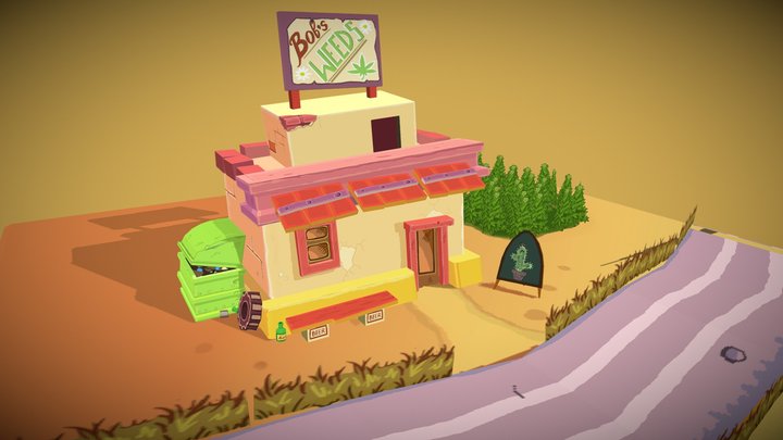Desert cafe 3D Model