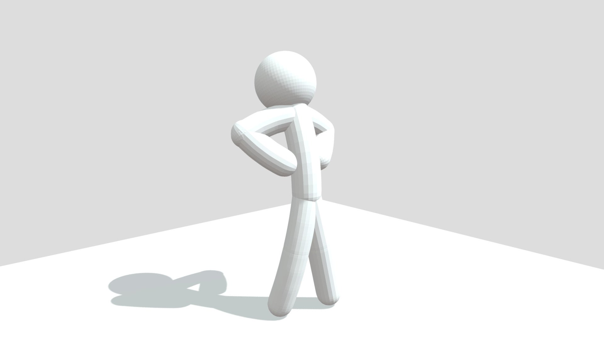 blender 3d stickman model download