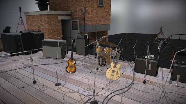 The Beatles Rooftop Concert VR Experience 3D Model