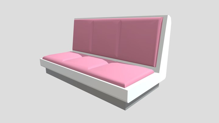 Sofa Chair (Low Poly) 3D Model