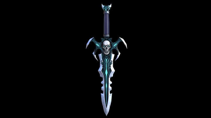 Stylized Dagger 3D Model