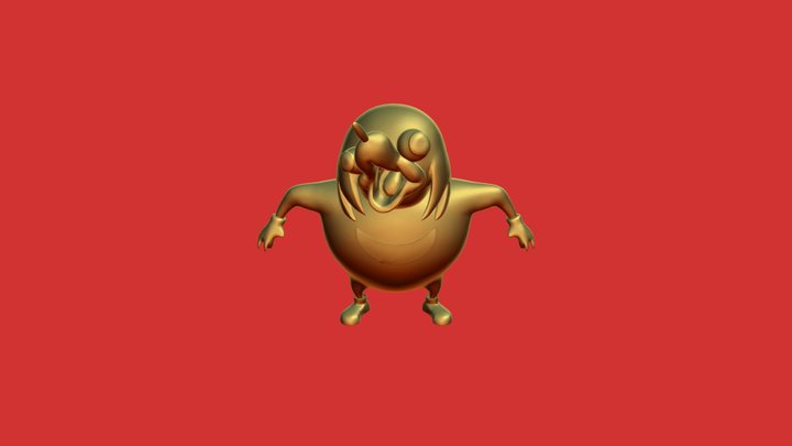 ugandan knuckles meme 3D Model