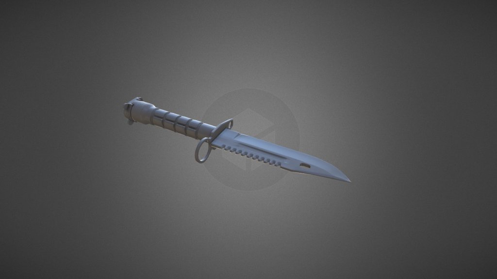 [WIP] Tactical combat knife - 3D model by Matt Joos (@mathiasjoos ...