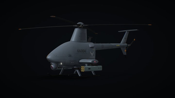 UAV - Helicopter 3D Model