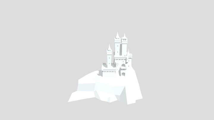 Dracula Castle_ Animated Style 3D Model