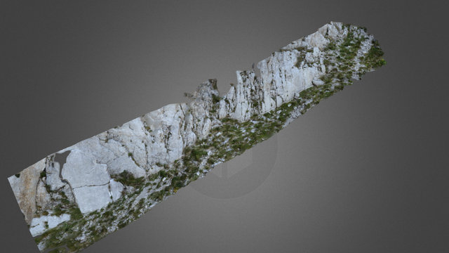 Mount Vettore active scarp 1 - Sept. 13th, 2016 3D Model