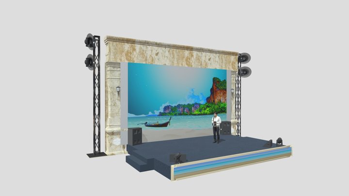 Backdrop 3D Model