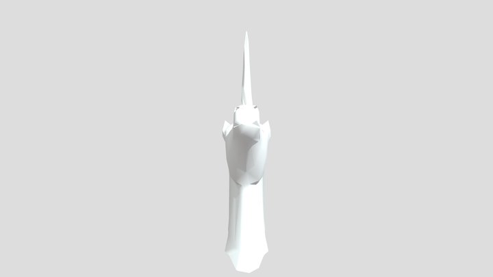 🦄 UNICORN HEAD BUST KEYHOLDER (For 3D printing) 3D Model