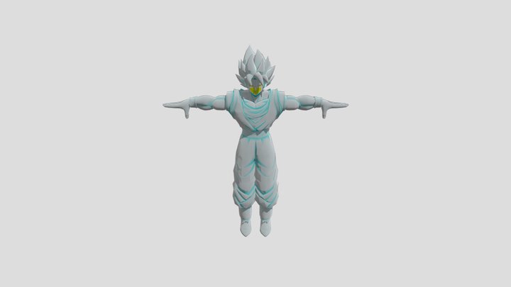 Ssj son Goku 3D Model
