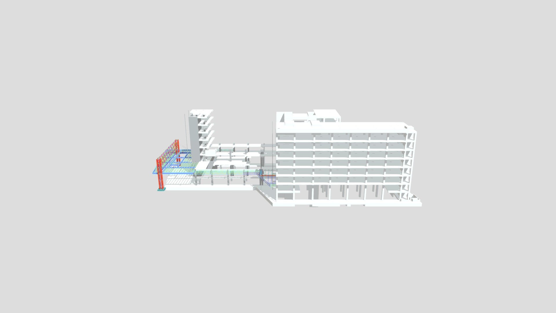 Giriş Tagı & Saçak Konstrüksiyon Yapısı — Sketchfab embed 3D viewer