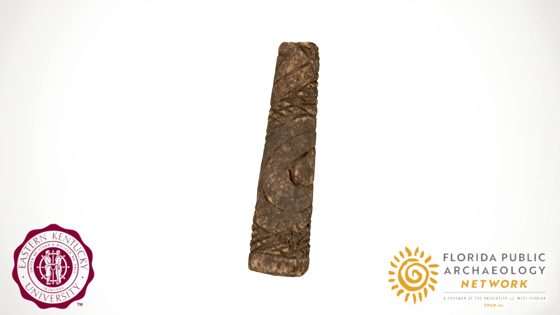 Carved Bone Pin, Tomoka Mound and Midden Complex - 3D model by Florida ...