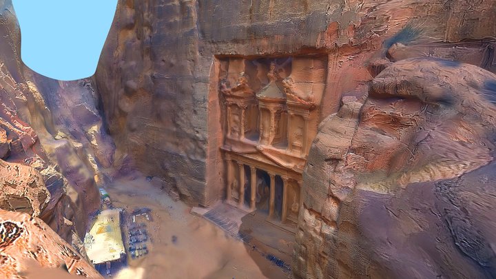Petra, Batra Jordan (Low Poly) 3D Model