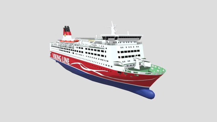 Viking Line M/S Mariella (1985) (2015) 3D Model