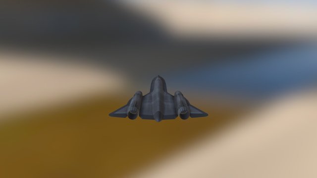 SR-71 Blackbird 3D Model