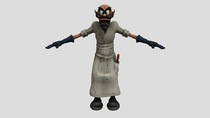 Add the Mad doctor to Gmod. 3D Model