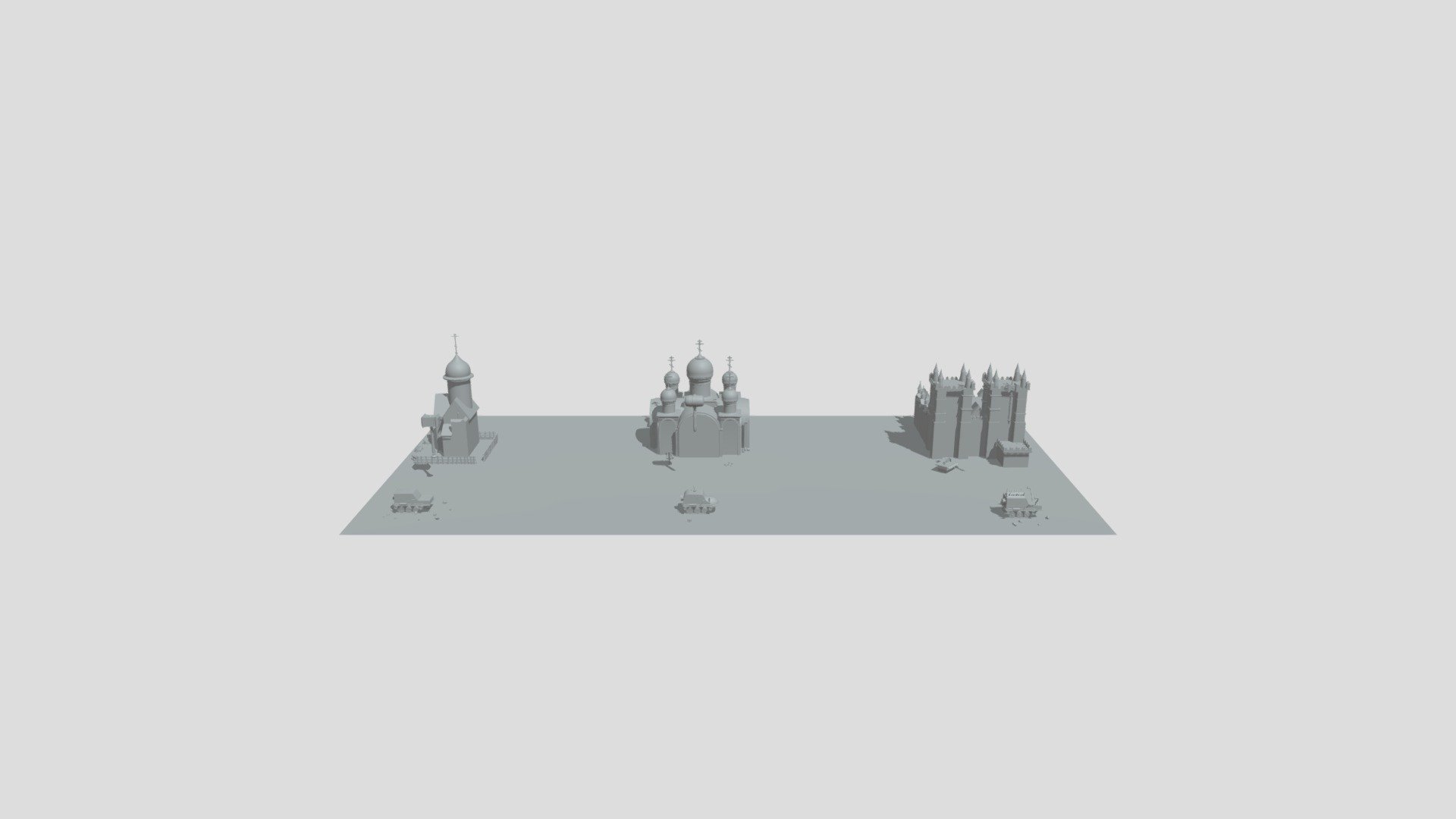 Build - 3 towers