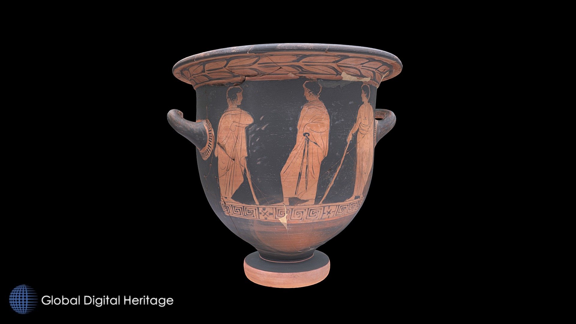Lucanian bell krater by Mesagne, Camarina Sicily