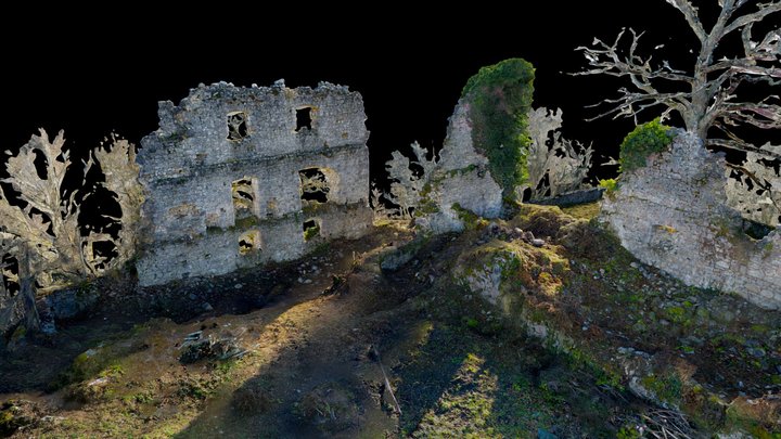 Grad Školj 3D Model