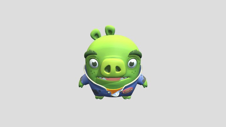 (Bad Piggies 2) Ross Nephew 3D Model