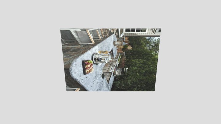 Outdoor-kitchen-countertops 3D Model