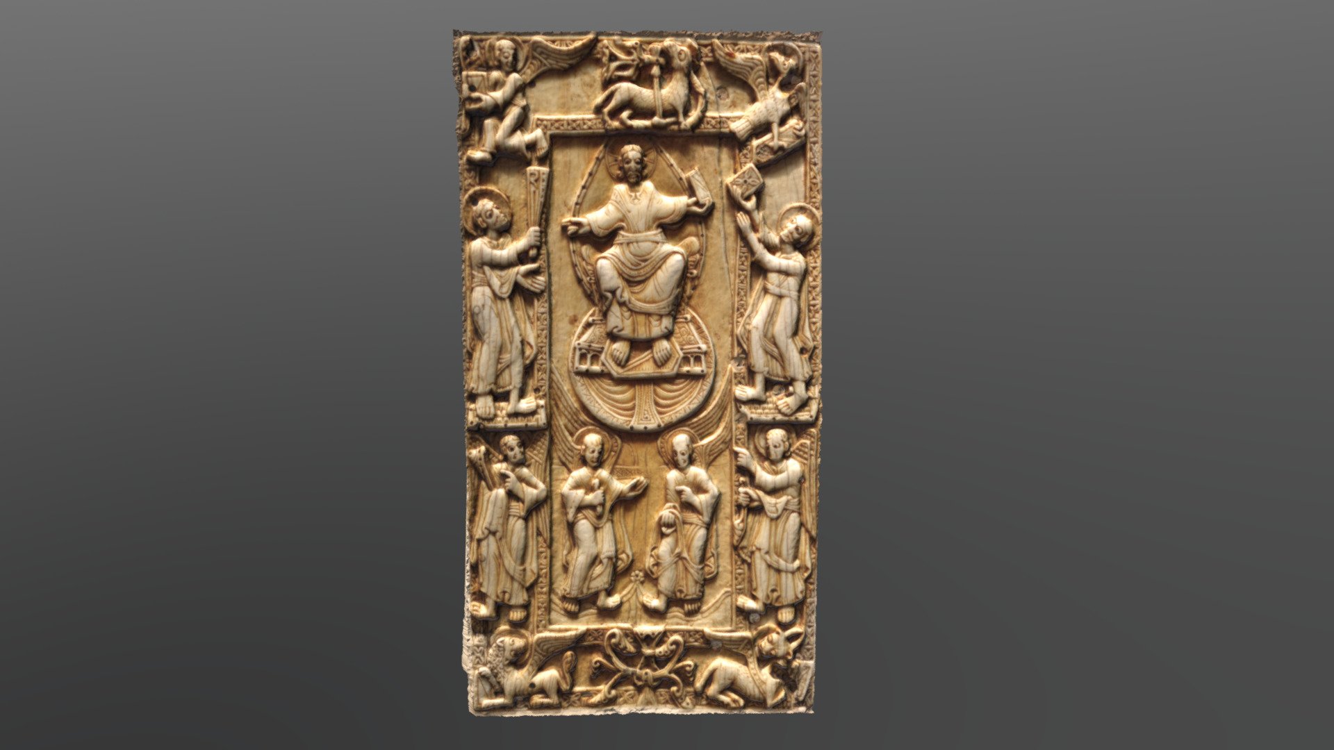 Le Christ entre les saints Pierre et Paul