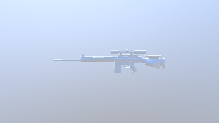 Gun L4D 3D Model