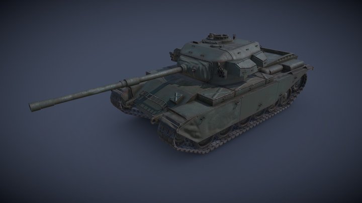 Centurion MKIII Military Tank 3D Model