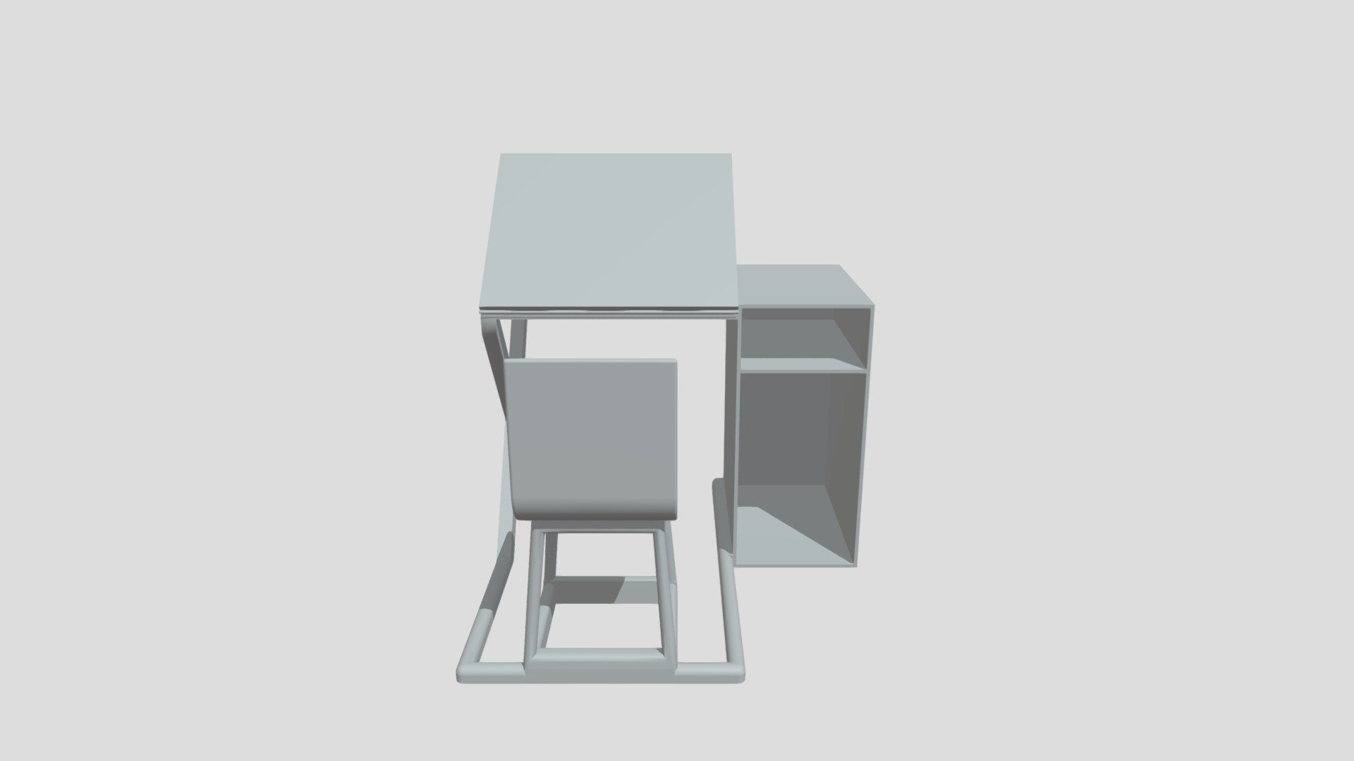 Ideal Desk Design 3D model by Akshaya J (valchion) [3e87820] Sketchfab
