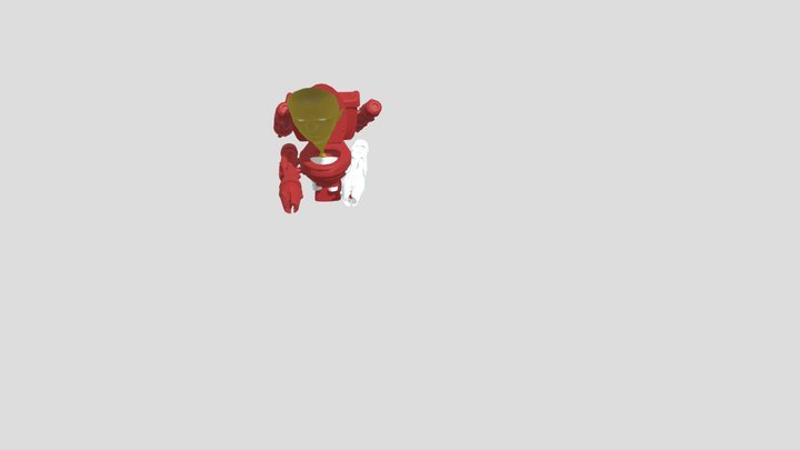 Upgraded jetpack toilet 3D Model