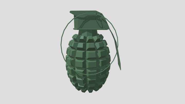 Grenade (Untextured) 3D Model