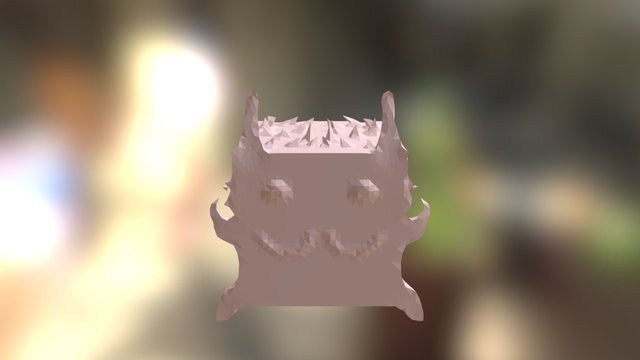 Cube Cat 3D Model