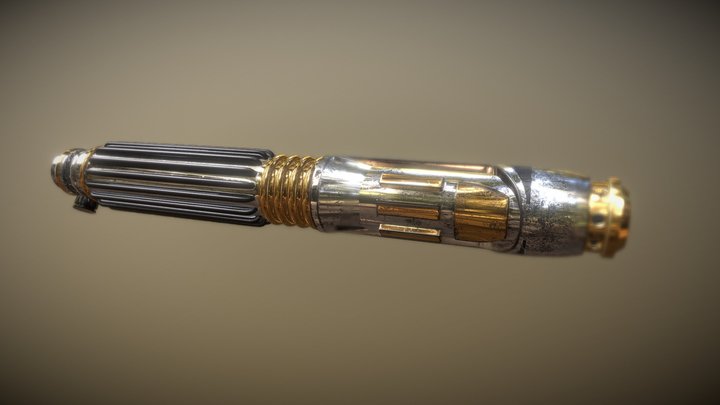 Mace Windu - Lightsaber 3D Model