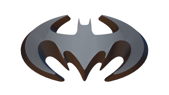 Batman logo – Free 3D Model STL