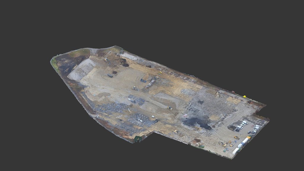 Garforth Site #4 (27 Jan 2017) - 3D model by Eurocore Aerial (@nickdrye ...