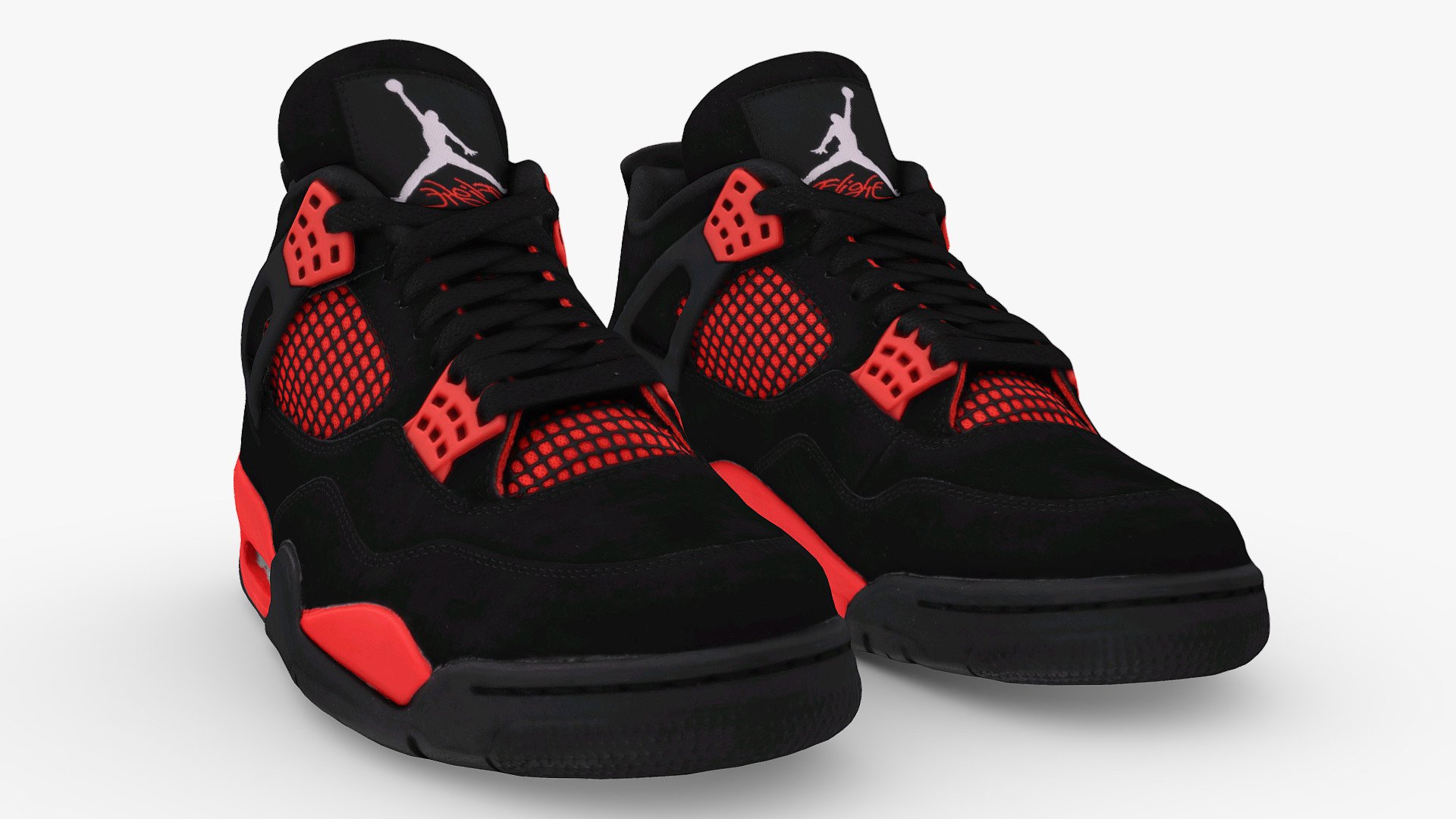 Nike Air Jordan 4 Red ThunderCrimson  wwwjarussicombr