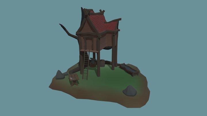 2DAE15_RymenantsSybe_Treehouse 3D Model