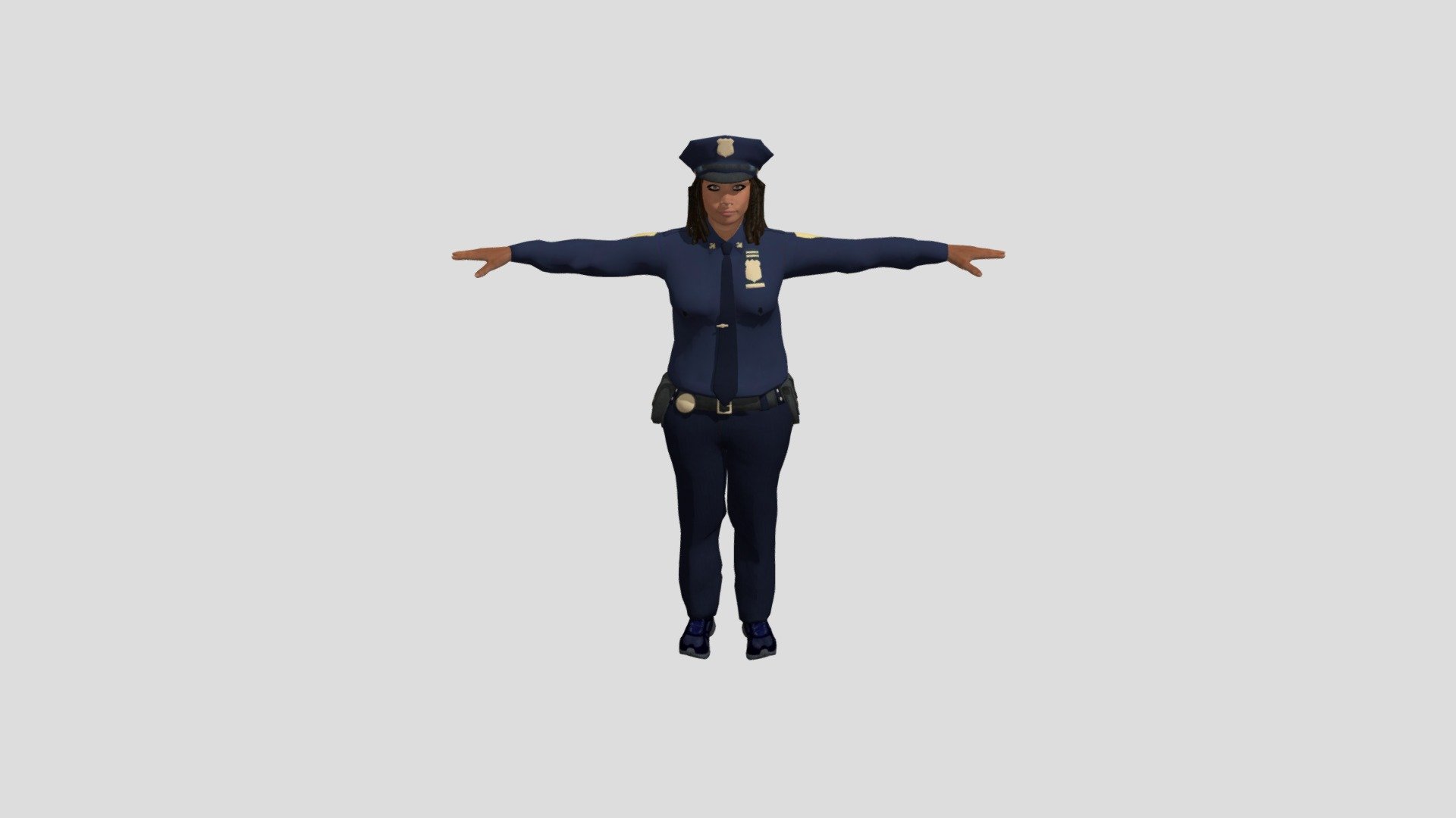 Female Police V2 Download Free 3d Model By Michael Constantine Devdesgames 3e8aedd 