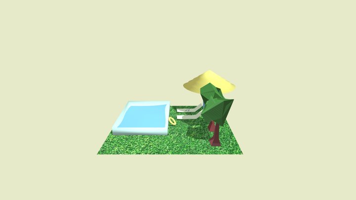 Pool Site 3D Model