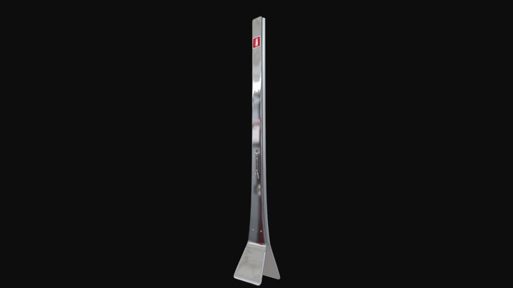Eiffel Cromo silver 3D Model