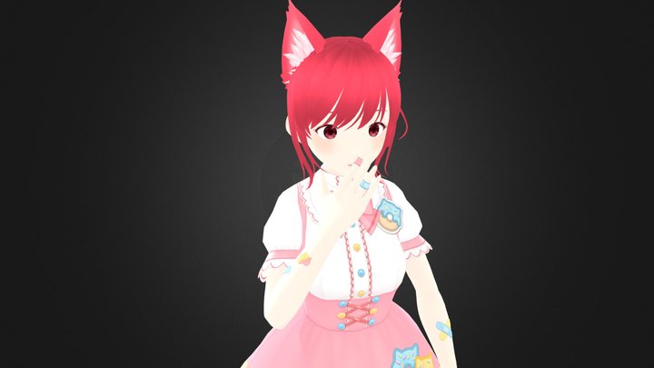 Anime Baker 3D Model