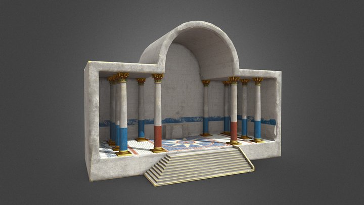 Ephesus - Altar of Artemis Triodos 3D Model