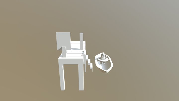 Nora, Addy,and Ivy's Dock 3D Model