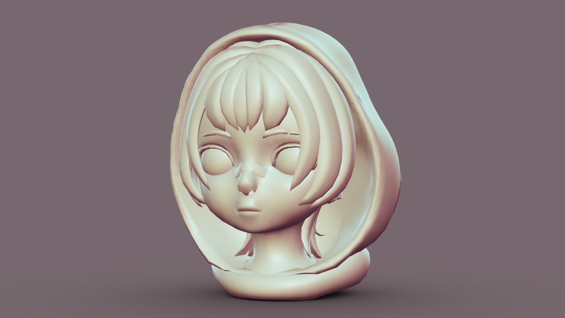 Bust Sculpture practice Download Free 3D model by KannaNakajima
