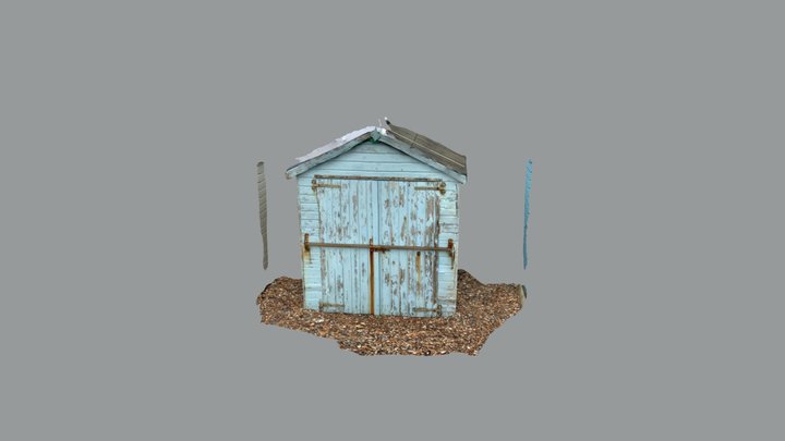Beach hut 3D Model