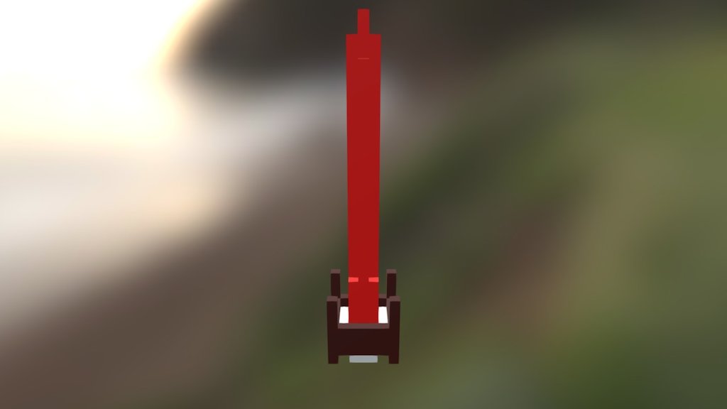 Red Laser Sword