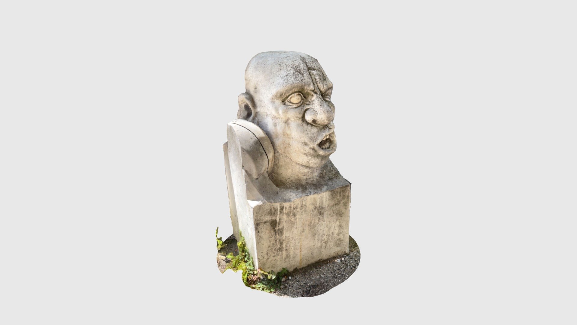 Gueule de travers sculpture