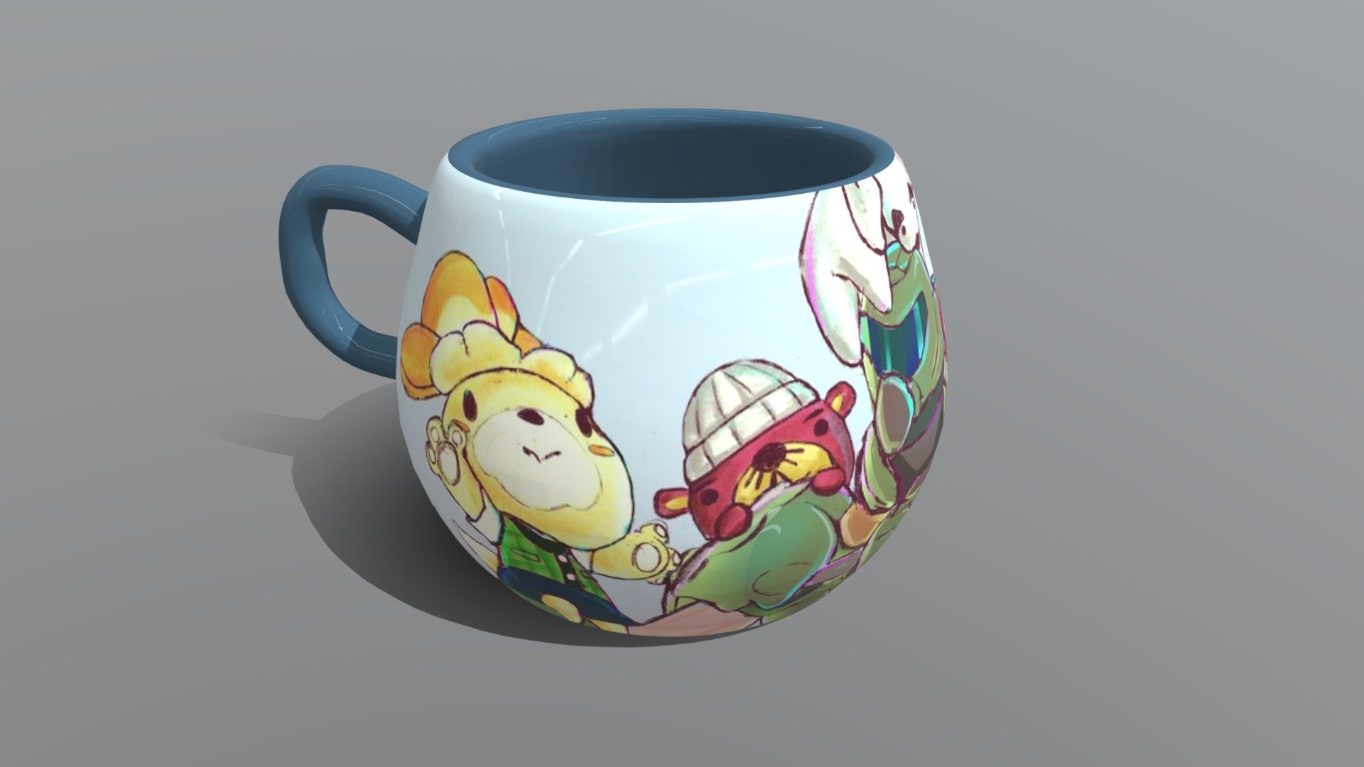 Animal crossing/doom eternal mug